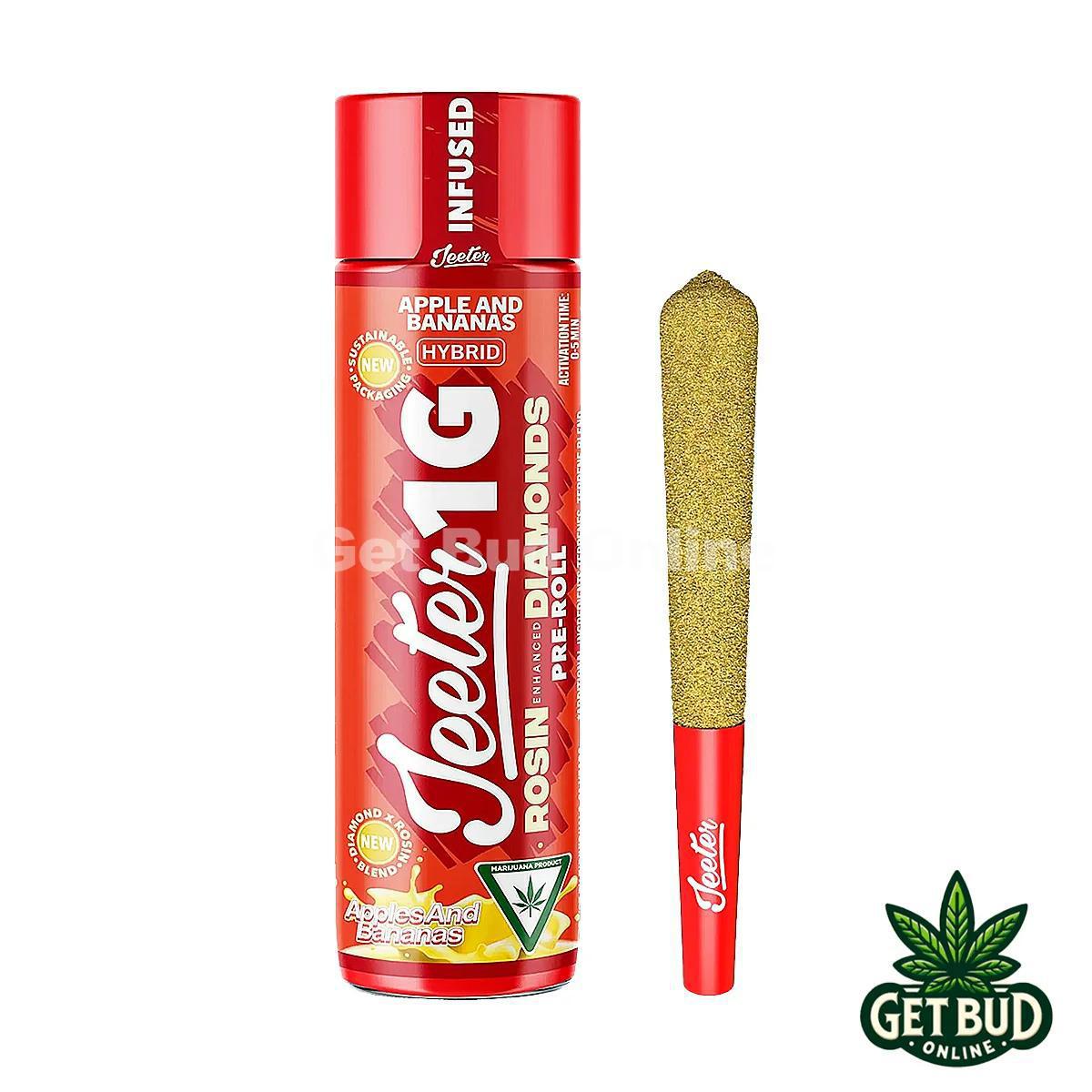 Jeeter 1g Rosin Enhanced Diamonds — Apple and Bananas